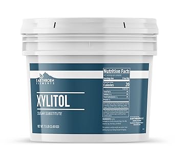 عناصر Earthborn Xylitol ، بديل السكر ، التحلية الطبيعية 1 غالون