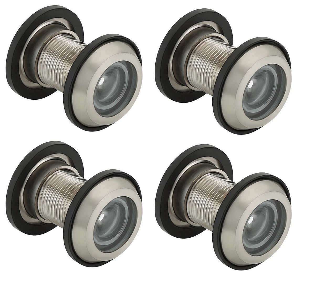 Eye Berry Round 200 Degree Antique Brass Finish Door Eye Viewer | Crystal Ultra Clear Lens Door Viewer for Safe and Secure Home/Office/Hotel (Satin Matt, Pack of 4) (B0BY8J88T8) Amazon Price History, Amazon Price Tracker