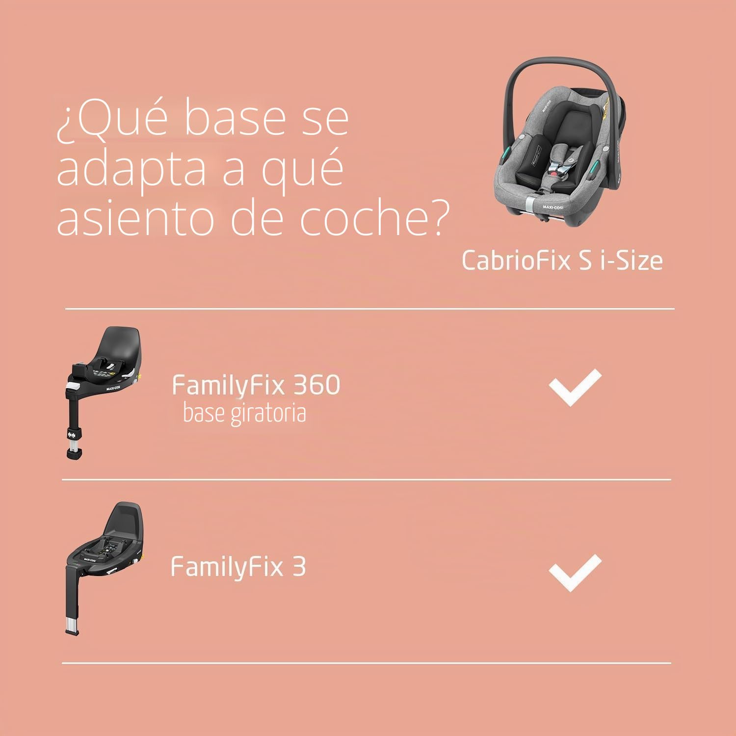 Maxi-Cosi Zelia S Trio - Cochecito de bebé 3 en 1, 0-4 años, hasta 22 kg, plegable, compacto y reclinable, con asiento de coche CabrioFix S i-Size, accesorios, bolsa de guardería, gris