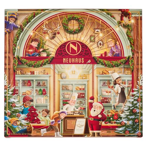 Neuhaus Classic Advent Calendar 2025 – 25 Belgian Chocolates – Alcohol-Free Holiday Gift – Premium Chocolate Countdown Calendar