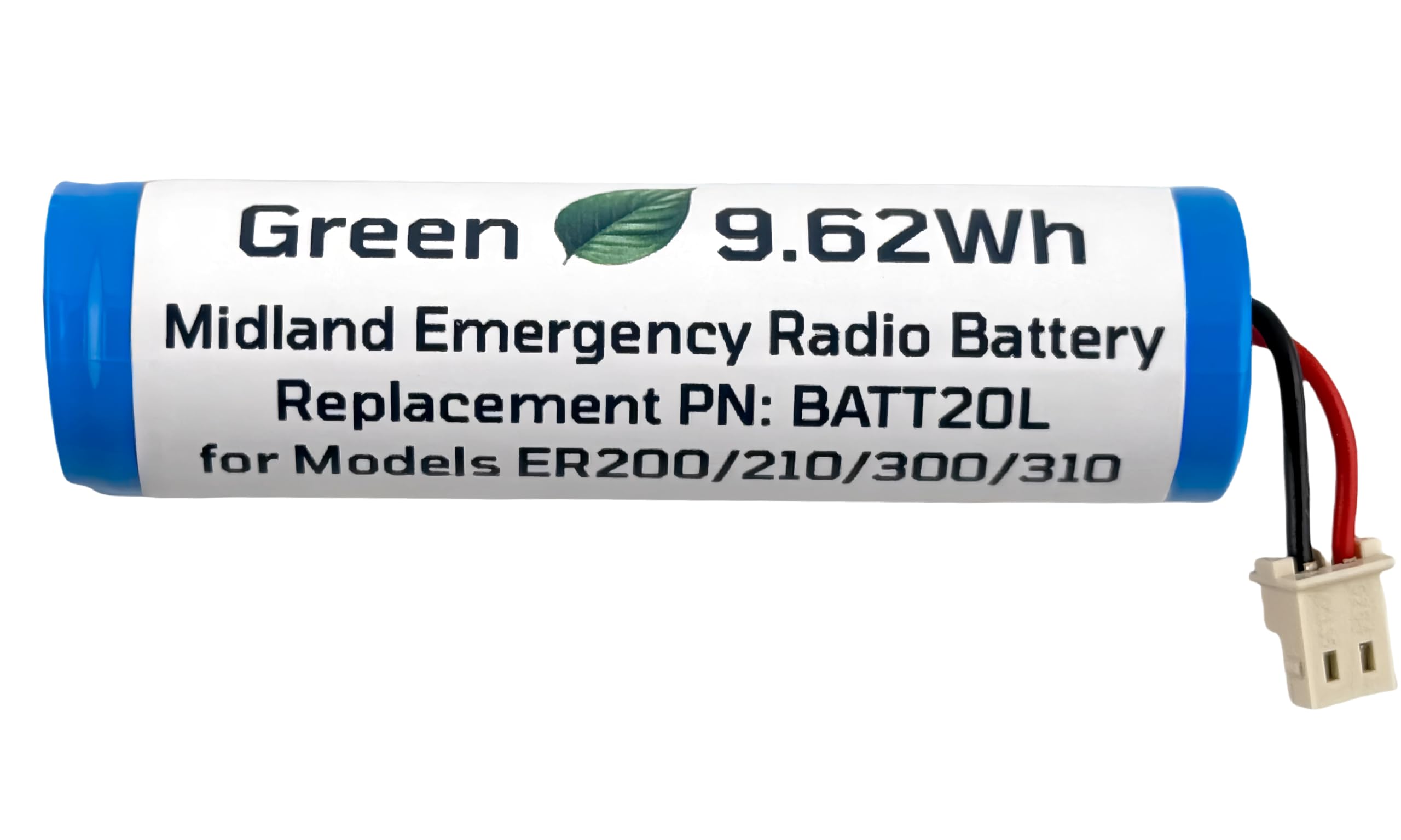PN: BATT20L 2600mAh Replacement Battery for (First Generation only) Midland Emergency Radio ER200 ER210 ER300 ER310, Xain-Xtra 1000+ Cycle Cell,