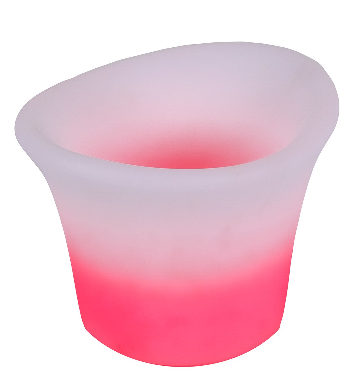 Led Eiskübel Eisbehälter Sektkühler 28x37x31 cm 16 Farben Akku Kabellos Fernbedienung Flaschenkühler Getränkekühler Eiswürfelbehälter