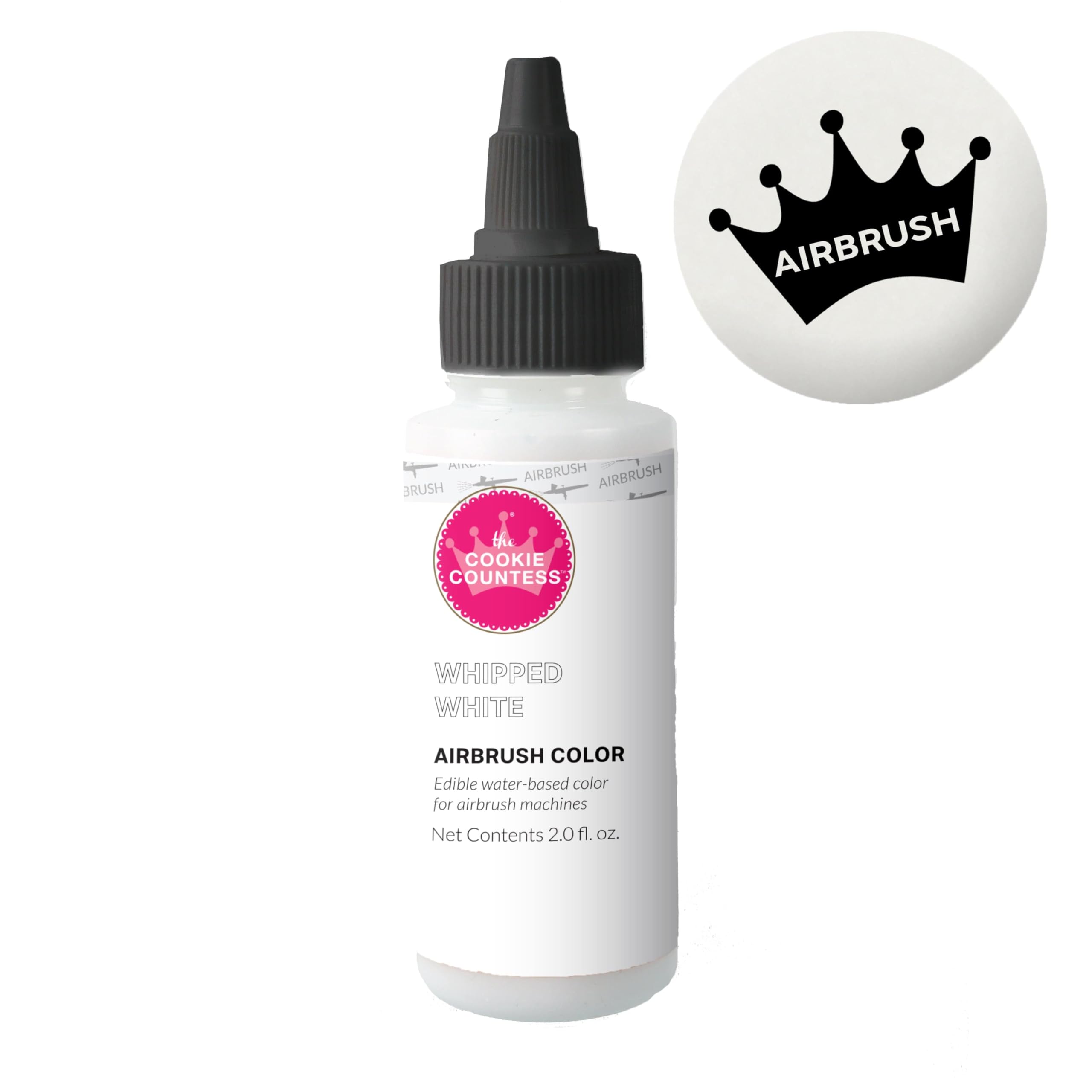 Cookie Countess - Whipped White edible airbrush color 2oz