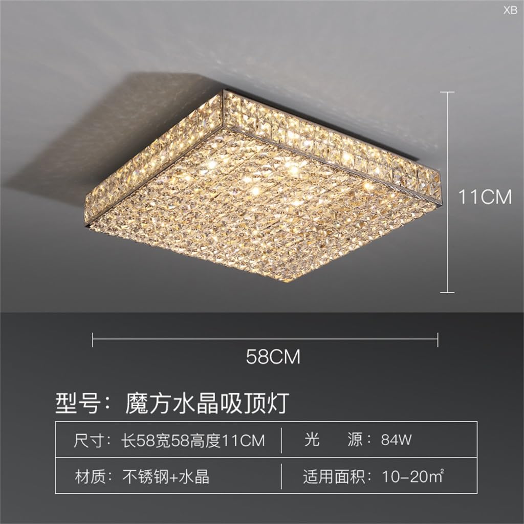 Cubo de, lámpara de techo de cristal, lámpara de dormitorio, protección for los ojos, lámpara de comedor, lámpara de cristal for estudio