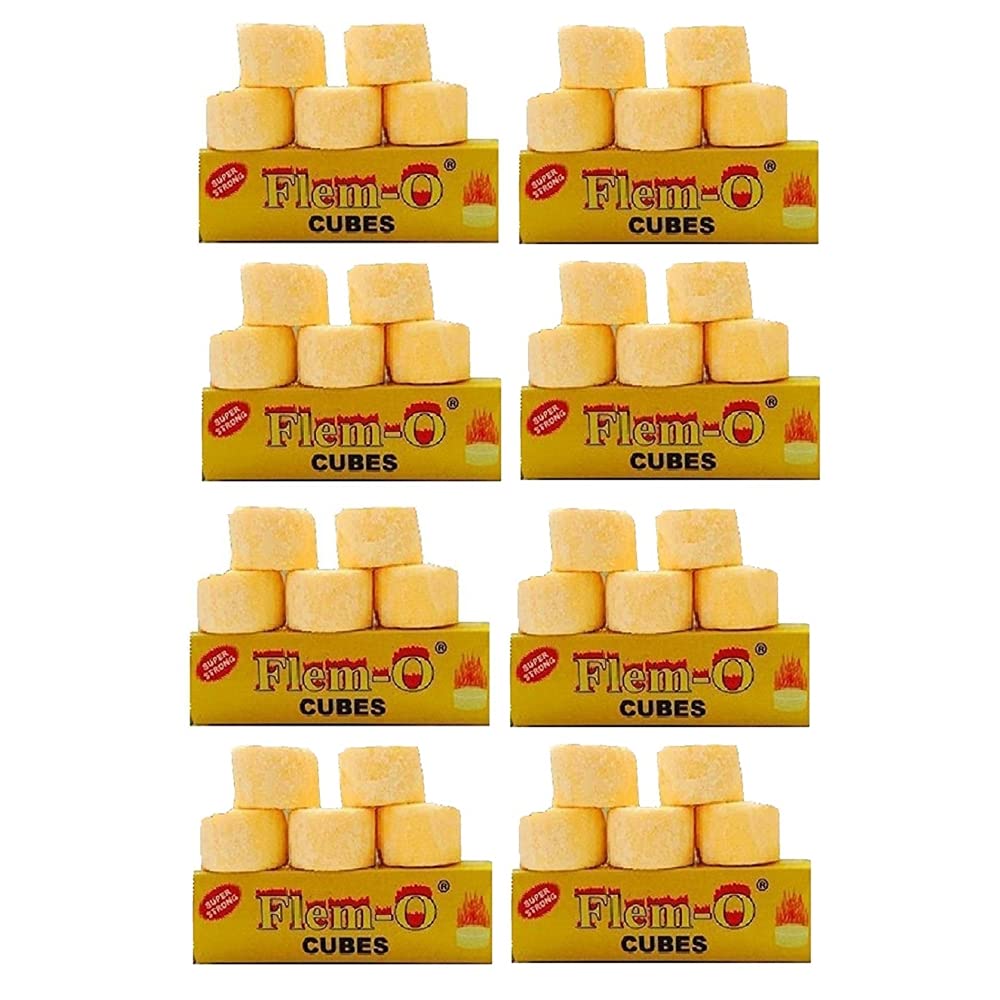 Maverick Flem-O Cubes Dry Fuel for Travel, Outdoor Sports, Camping and Hiking Yellow (40 Nos)-image-25
