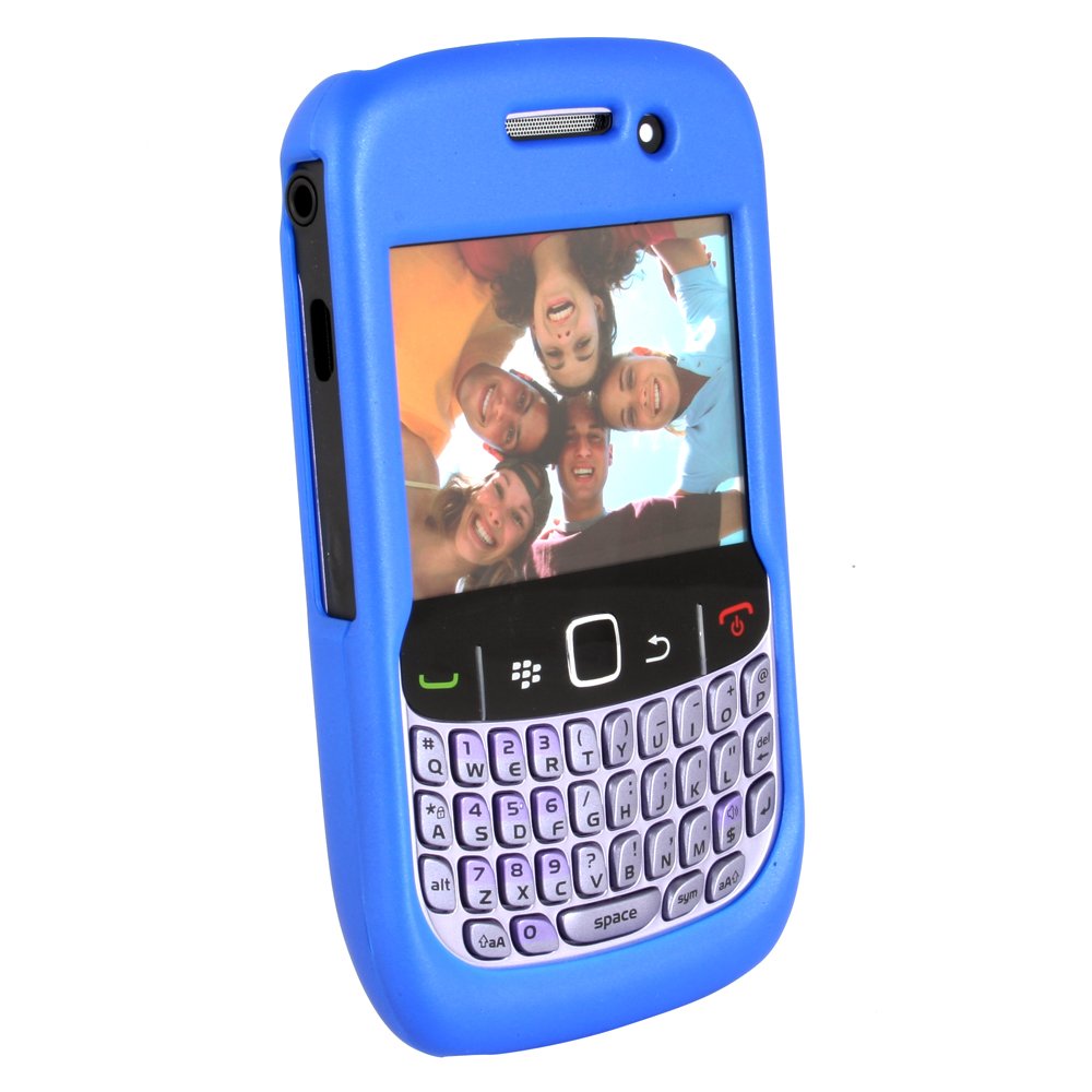 Blackberry 8530 Curve 8520 Gemini Dark Blue Rubberized