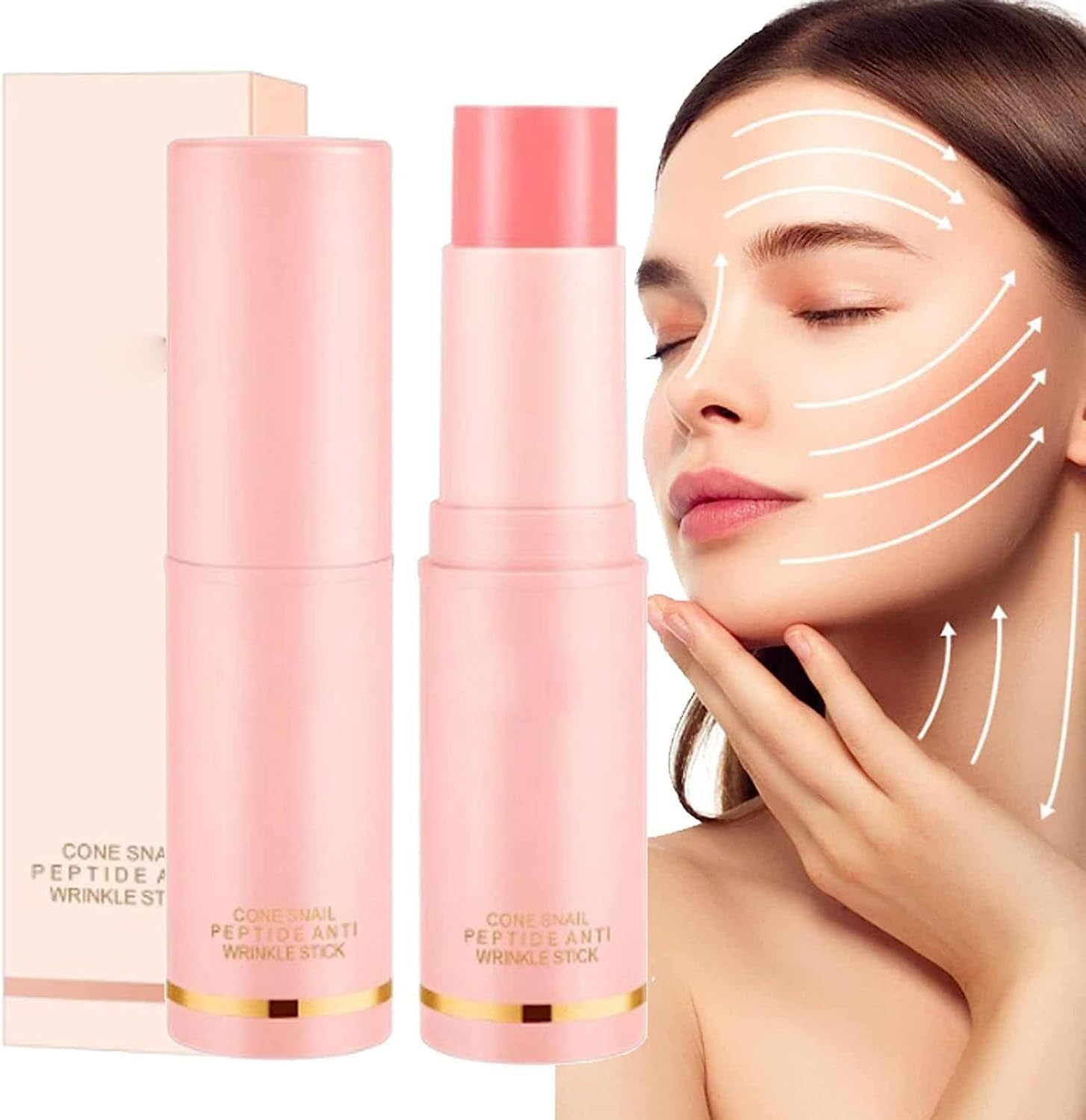 Collagen Boosting Moisture Balm Stick,Wrinkle Bounce Multi-Balm,Korea Bounce Wrinkle Balm,K-Drama Balm,Anti Wrinkle Stick Balm,Snail Peptide Anti Wrinkle Stick,Collagen Balm Sticks For Women (2 Pcs)