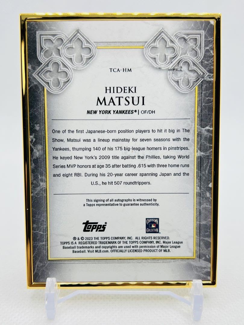 レア2023 Topps Transcendent 15シリ直筆サイン 松井秀喜 レア2023 Topps Transcendent 15シリ直筆サイン 松井秀喜
