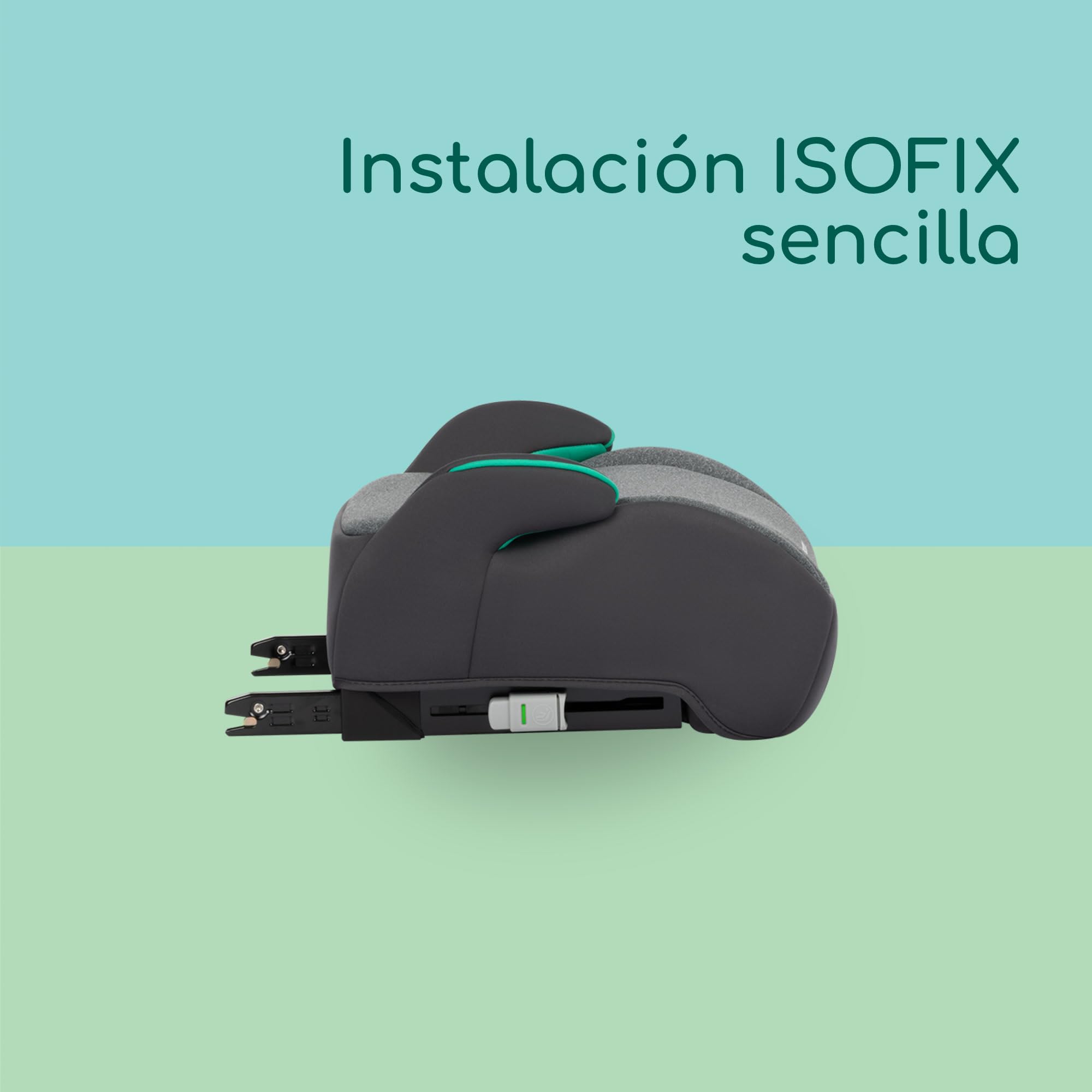 Bebeconfort Manga i-Fix asiento elevador, alzador coche niño, Silla de Coche isofix grupo 3 para niños de 128-150 cm, de 6 a 12 años (22-36 kg), Tinted Graphite — view 3