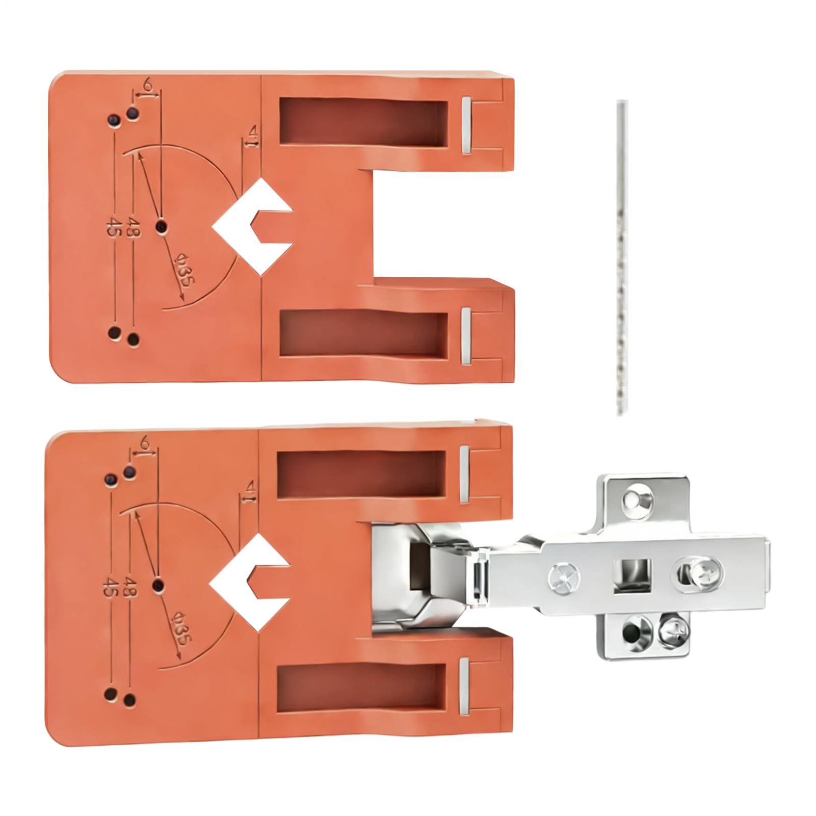 Gabarit de charnière magnétique guide perçage trou alésage porte armoire