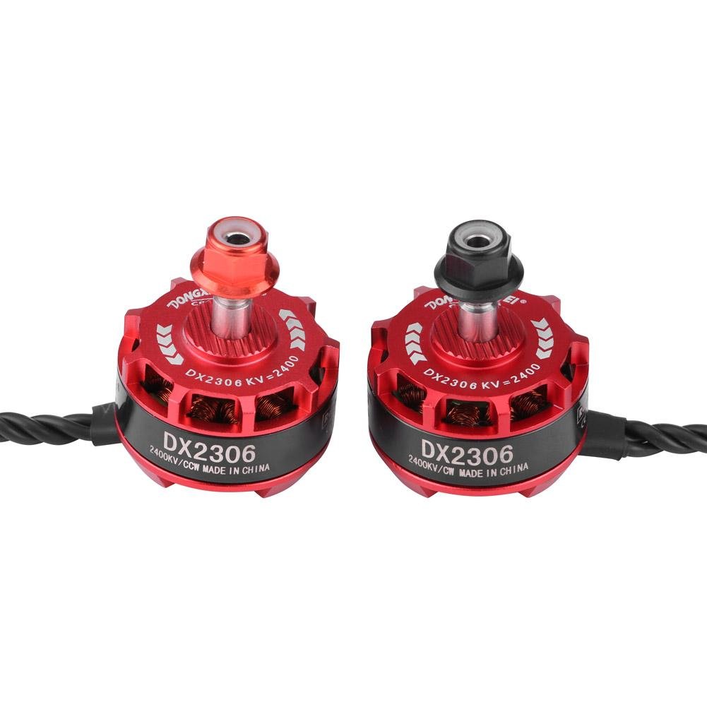Motore Brushless RC Drone 4pcs DX2306 2400KV 2-4S Motore CCW Brushless CW CCW per X210 X220 250 Racing Drone