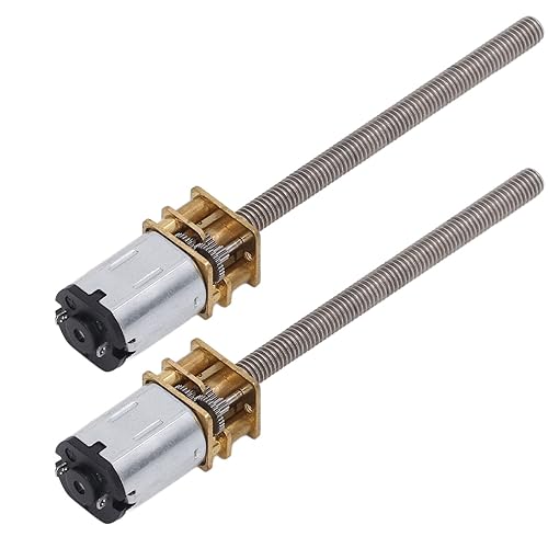 Motor de engranajes CC motor de reducción de 6 V M4 X 2165in CC silencioso robusto 2 cobre rojo para máquina de elevación