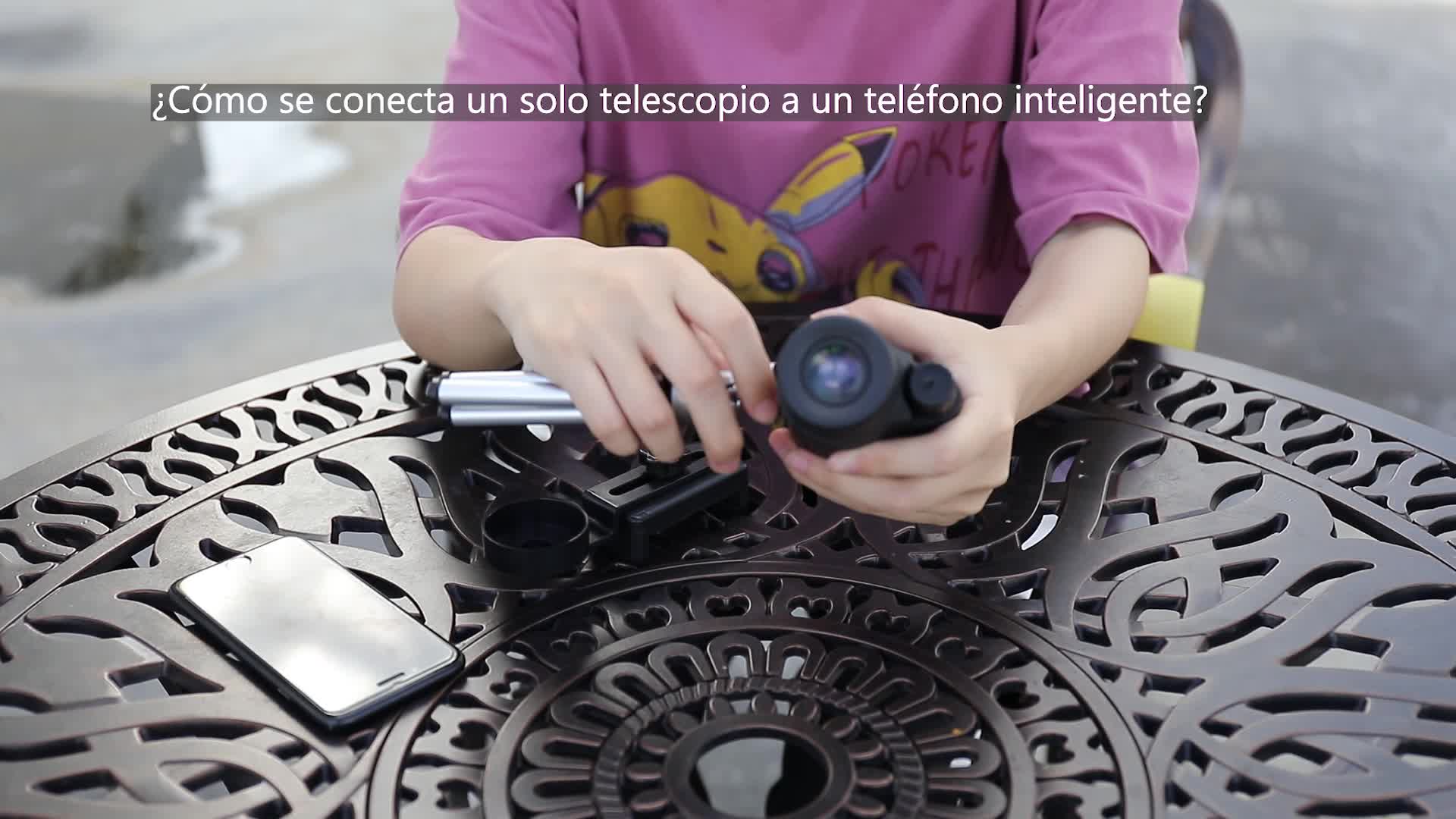 Monoculare Gafild 12x50 HD - Telescopio Impermeabile E Antiappannamento, Con Adattatore Telefono E Treppiede, Per Birdwatching E Escursioni