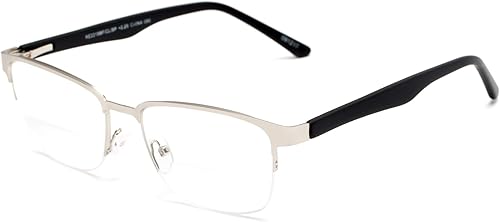 Gafas de lectura bifocales rectangulares en platanegro de Readers.com  The Polk  +1.50