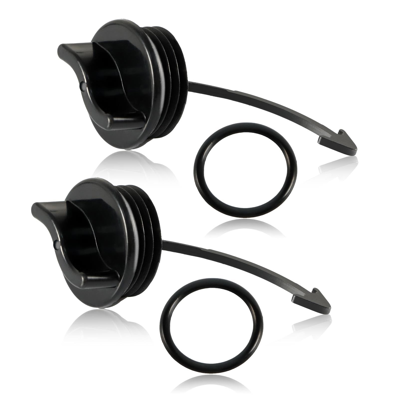 2Pcs Drain Plug Cover Caps Fits for Sea-Doo RXT GTI GTX GTS Replace#: 292001320 292001352