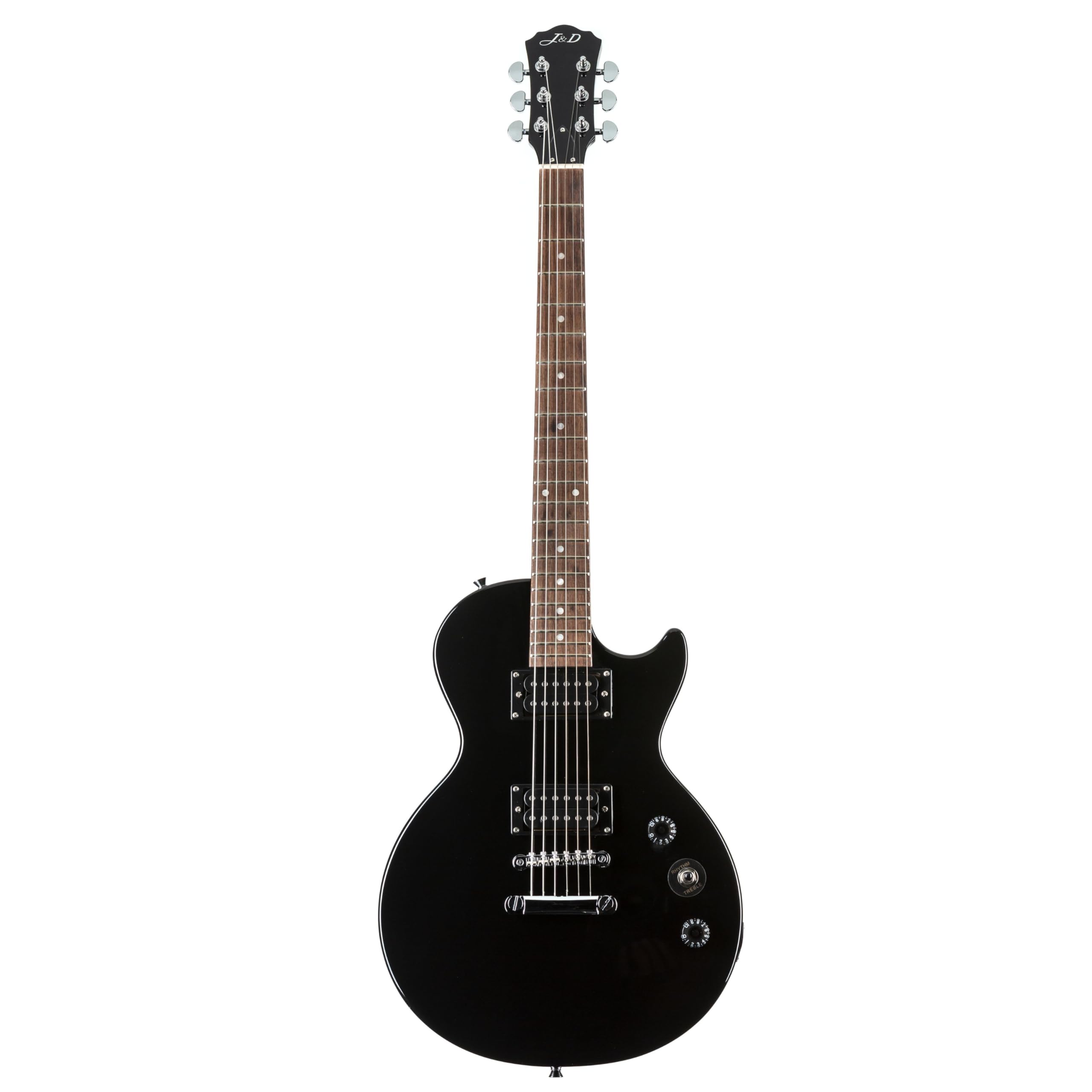 J & D L80 II Black - Single Cut E-Gitarre