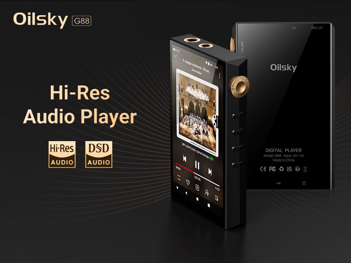 Bluetooth、WiFi搭載 Hi-Fi MP3プレーヤー Oilsky Amazon.co.jp: 8GB ハイレゾ MP3 : 家電＆カメラ