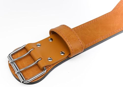 Miniatura 6 de Cinturón de levantamiento de pesas Fitness para gimnasio, cinturón acolchado de cuero de vaca para levantamiento de pesas, cinturón de levantamiento