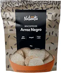 Biscoito Arroz Negro Sem Glúten Naturatta 90G