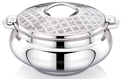 BLACKSTONE Hotpot Stainless Steel Casserole with Insulation Technology keeps food hot for long time - Liverpool (1500 ML)