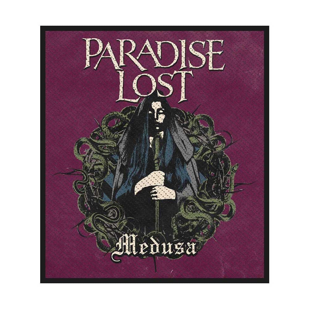 Paradise Lost Medusa Patch England Gothic Metal Band Album Woven SewOn Applique