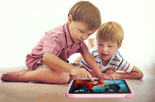 Miniatura 8 de YINOCHE Tableta para niños de 10 pulgadas para niños pequeños, tabletas Android de 64 GB con funda WiFi Tabletas para niños de doble cámara con