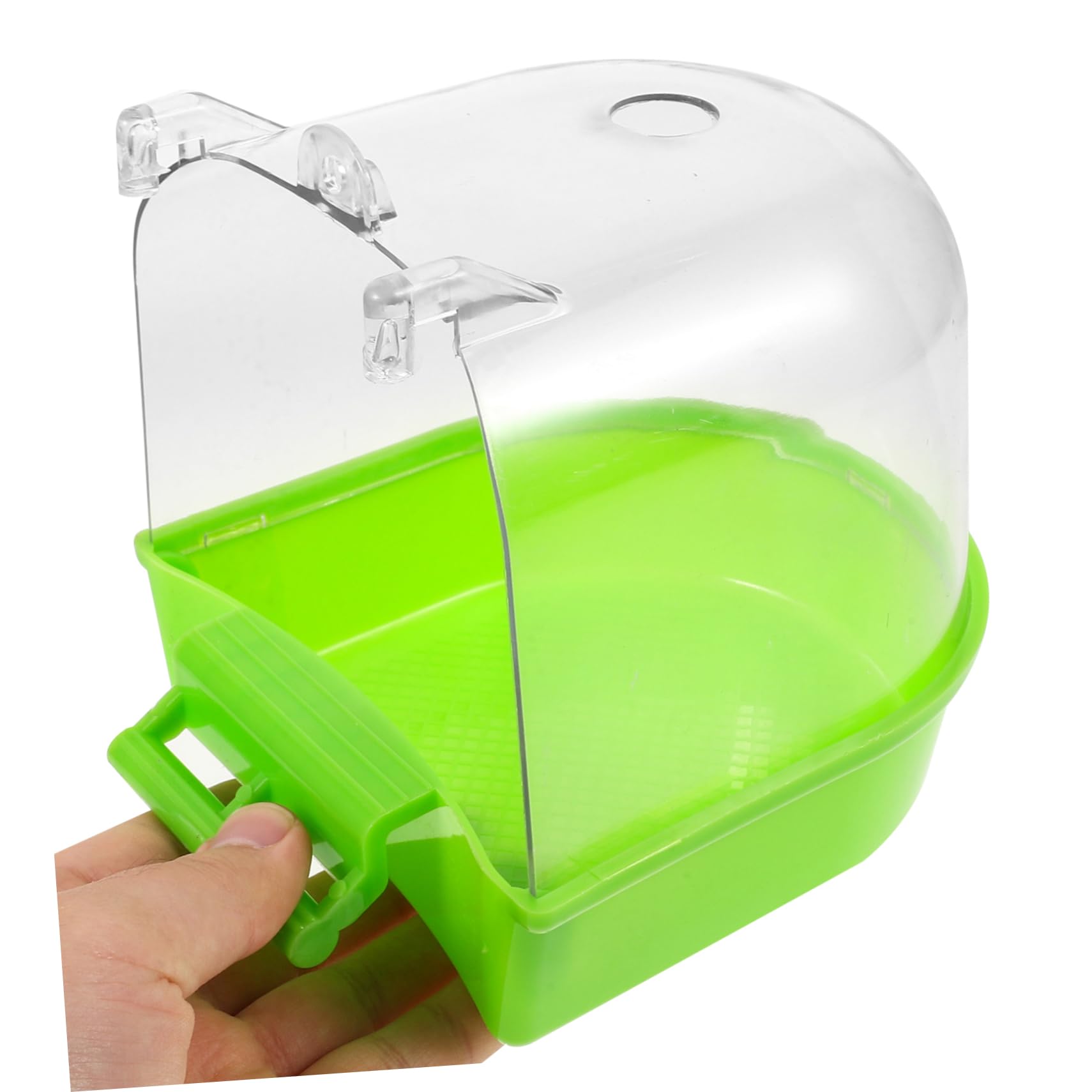 POPETPOP 4pezzi da per Uccelli Box da Appendere per Pappagalli Accessori per La Uccelli per Bagni Regolari e Sicuro e Colore