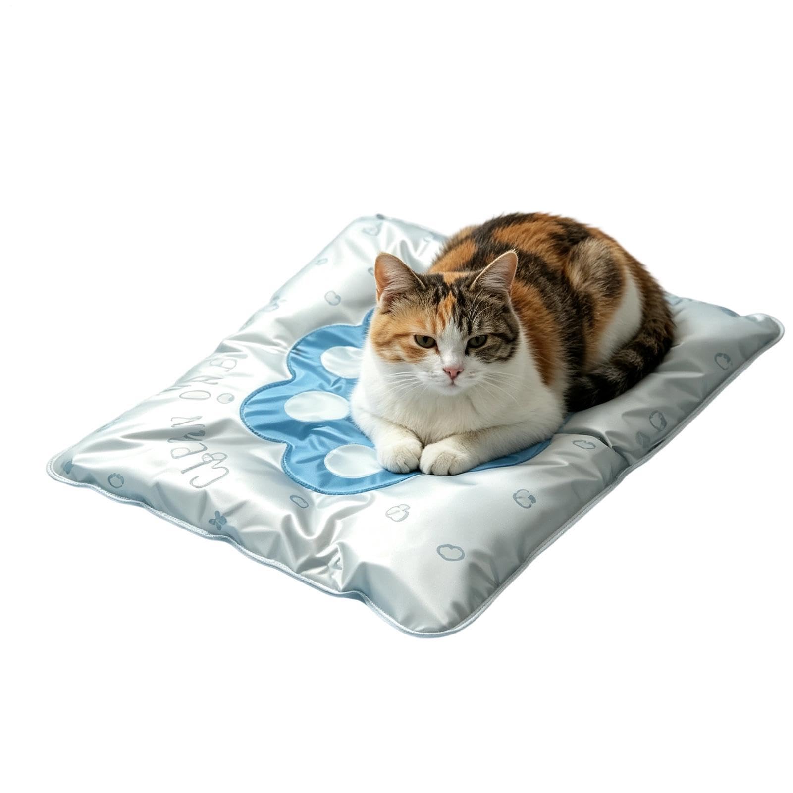 Tapis de niche en gel rafraîchissant pour chiens 70 x 60 cm lavable