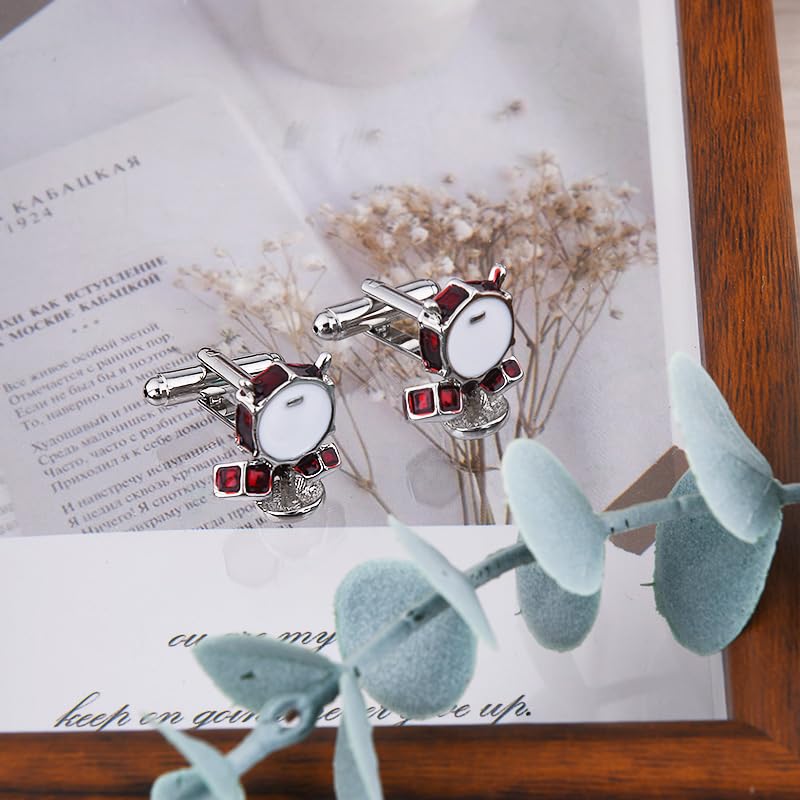 Mancuernillas musicales para hombre miniatura 6