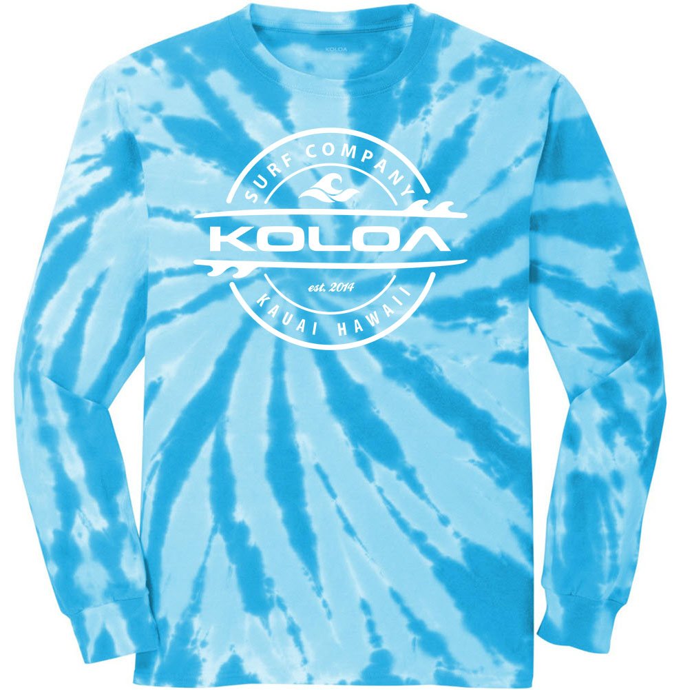 Koloa Surf Company Thruster Logo-4XL-Turquoise-TieDye/w