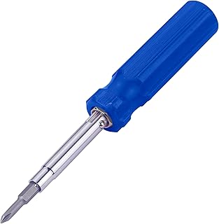 6 In 1screwdriver#1 And #2 Phillips, 3/16 And 5/16 Slotteds, 1/4" & 5/16" Nut Driver Bit Tubesnap-on 6 In 1 Multifunctiona...