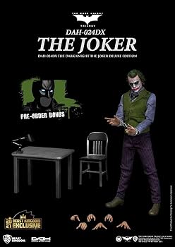 DAH-024 ジョーカー　フィギュア Amazon.com: Beast Kingdom The Dark Knight: The Joker DAH