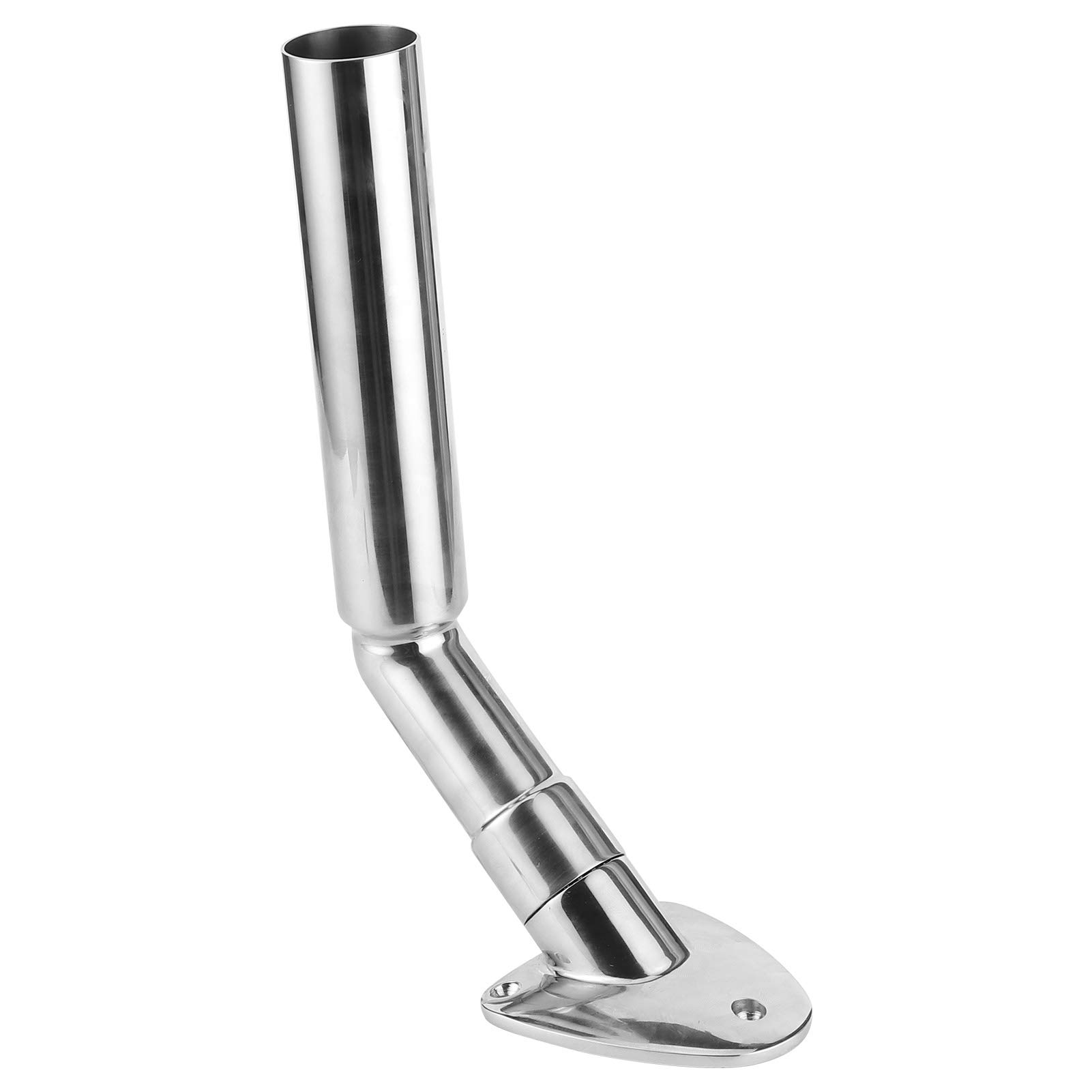 Soporte para Caña de Pescar para Barcos de Acero Inoxidable, Base para Caña de Pescar de con Diámetro Interior de 40 Mm para Yates Marinos, Diseño Liviano y Duradero