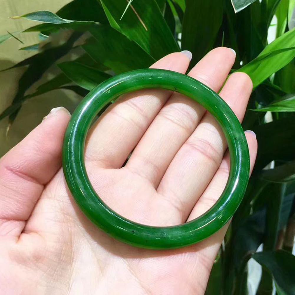 Bracciale in giada verde naturale antistress, gioielli, regali, braccialetto in calcedonio, braccialetto vintage classico da donna per ragazze