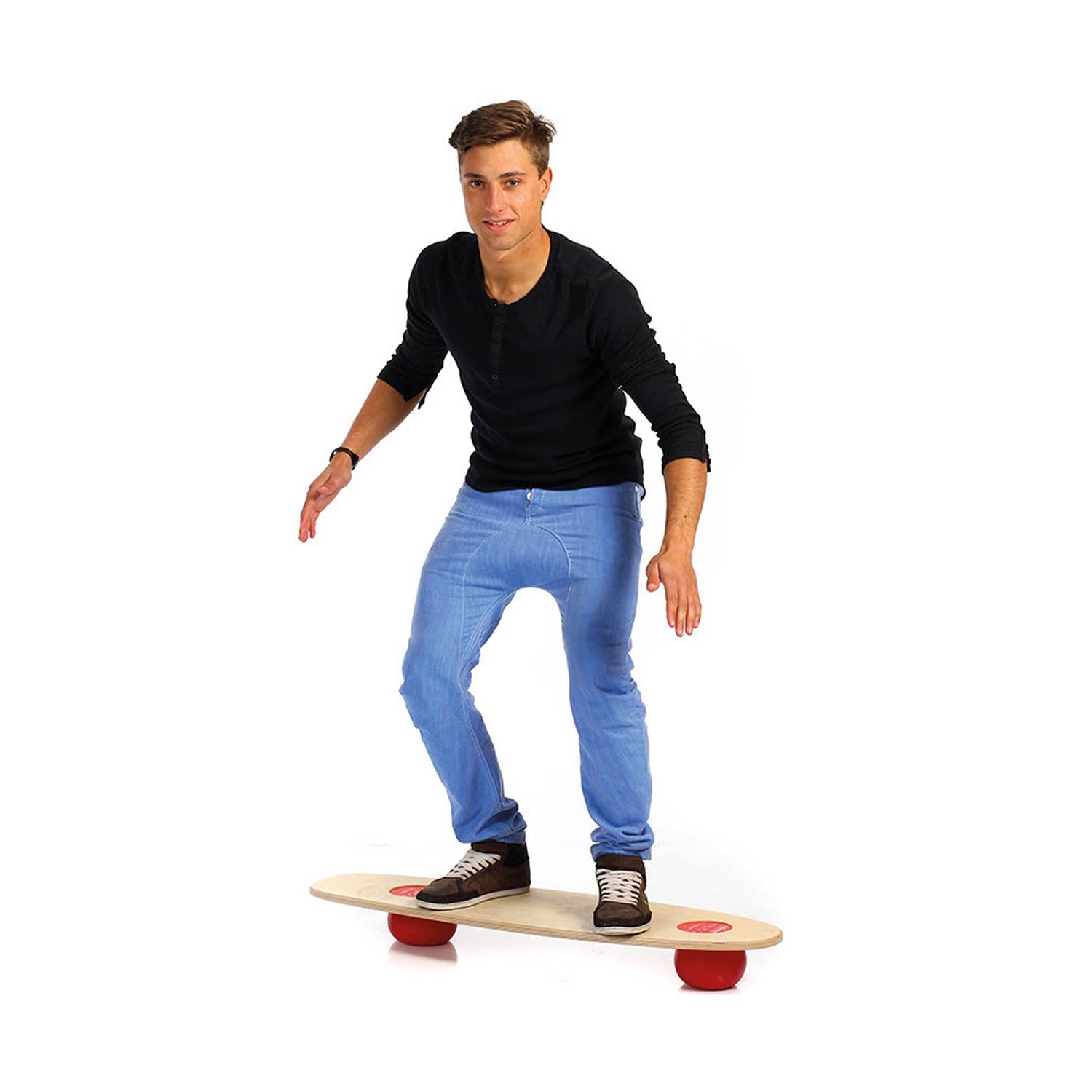 TOGU Balanza® Freeride 100 x 30 x 14 cm rot - Balance Board