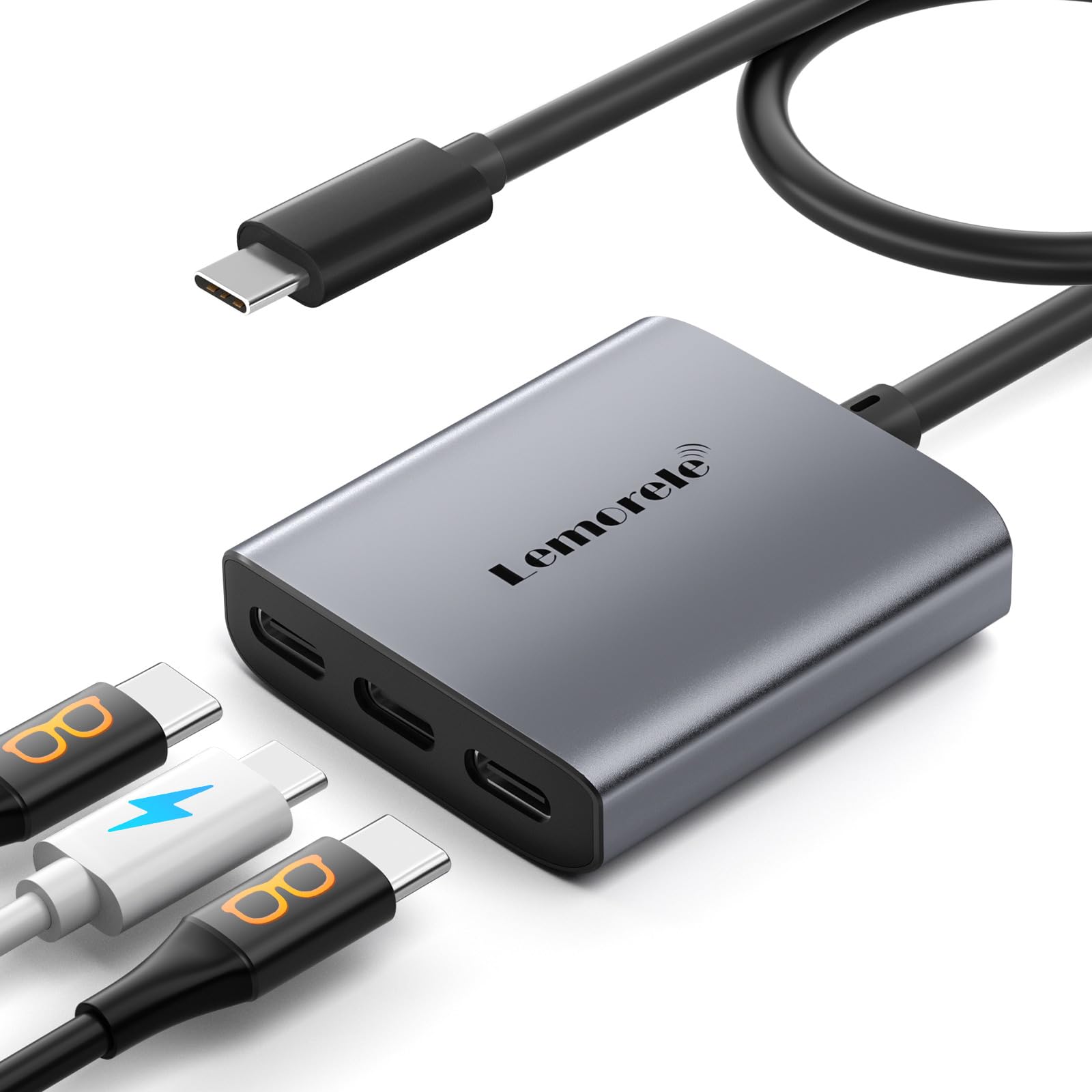 Lemorele Adapter HDMI na USB C do Xreal, Rayneo