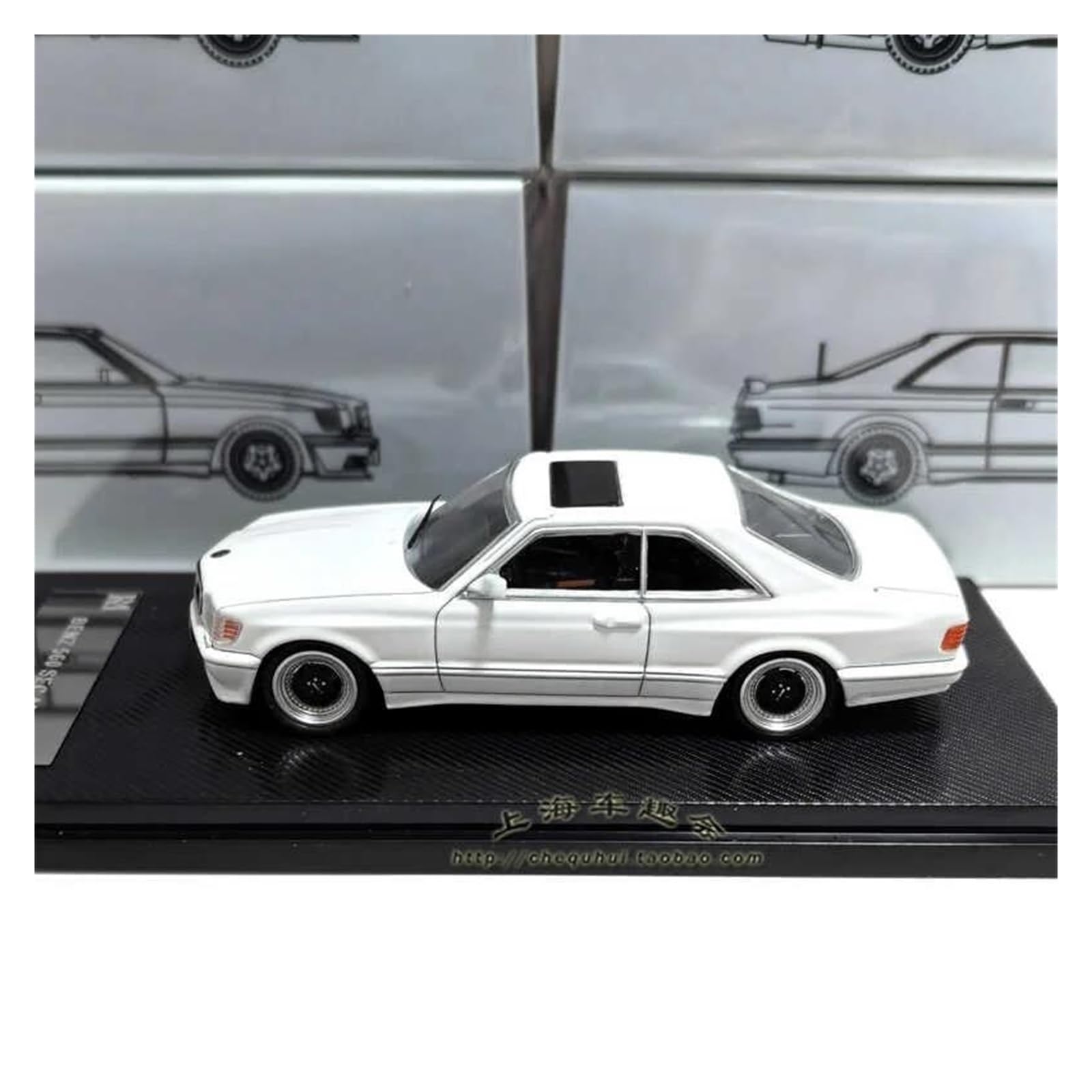 Metallo Scala Replica 1 64 Per Benz 560SEC Simulazione Modello Di Auto In Lega Statico Decorazione Da Tavolo Collezione Hobby Veicoli Giochi Set