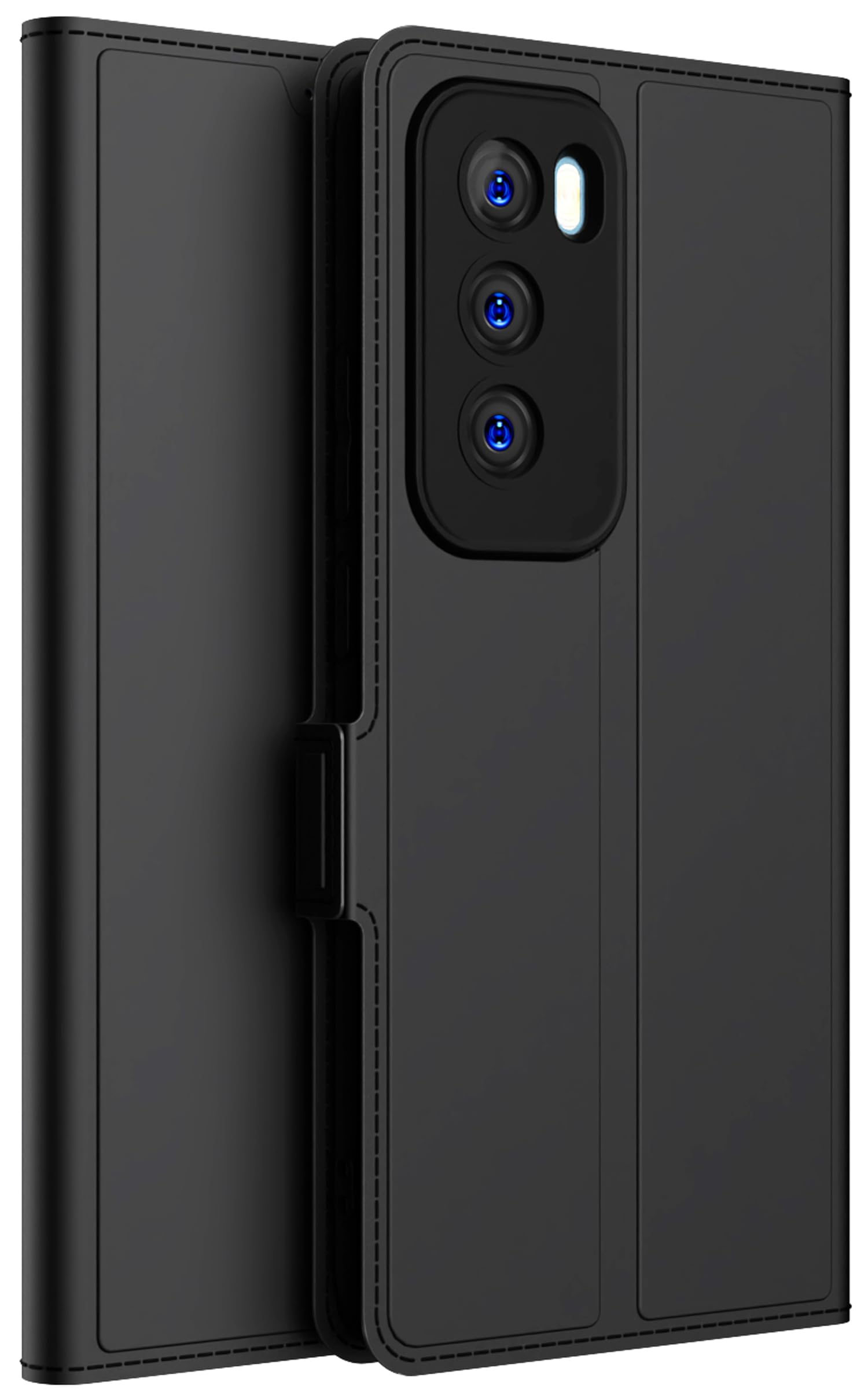 Kapa Noble Slim Magnetic Leather Flip Case Cover for Oppo Reno 12 Pro (5G) | Card Holder Stand Flip Wallet Case (Black) (B0DFP9K7QQ) Amazon Price History, Amazon Price Tracker