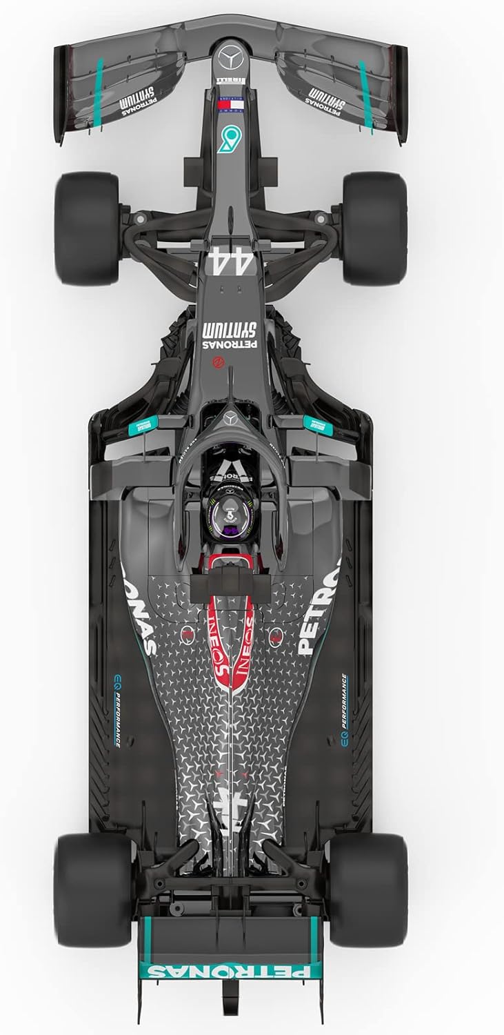 RASTAR 98500 1/18 Mercedes RC Car - Officially Licensed Mercedes-AMG F1 Remote Control Car for Play and Display - Ideal Gift for Kids - Black