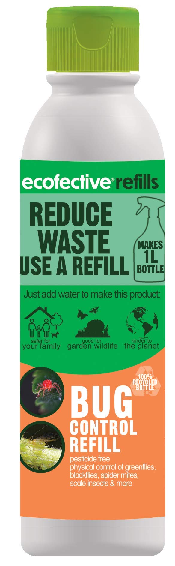 Ecofective Bug Control Refill Concentrated Natural Pest and Mildew Spray 200ml