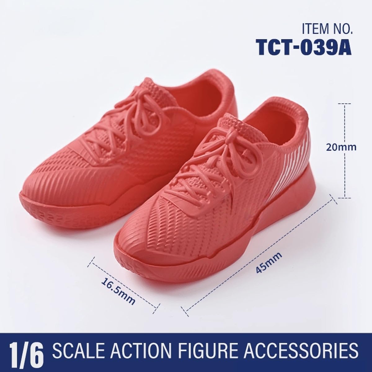 HiPlay 1/6 Sneakers Scarpe Rosse Accessorio per Bambola da 12 Pollici Action Figure