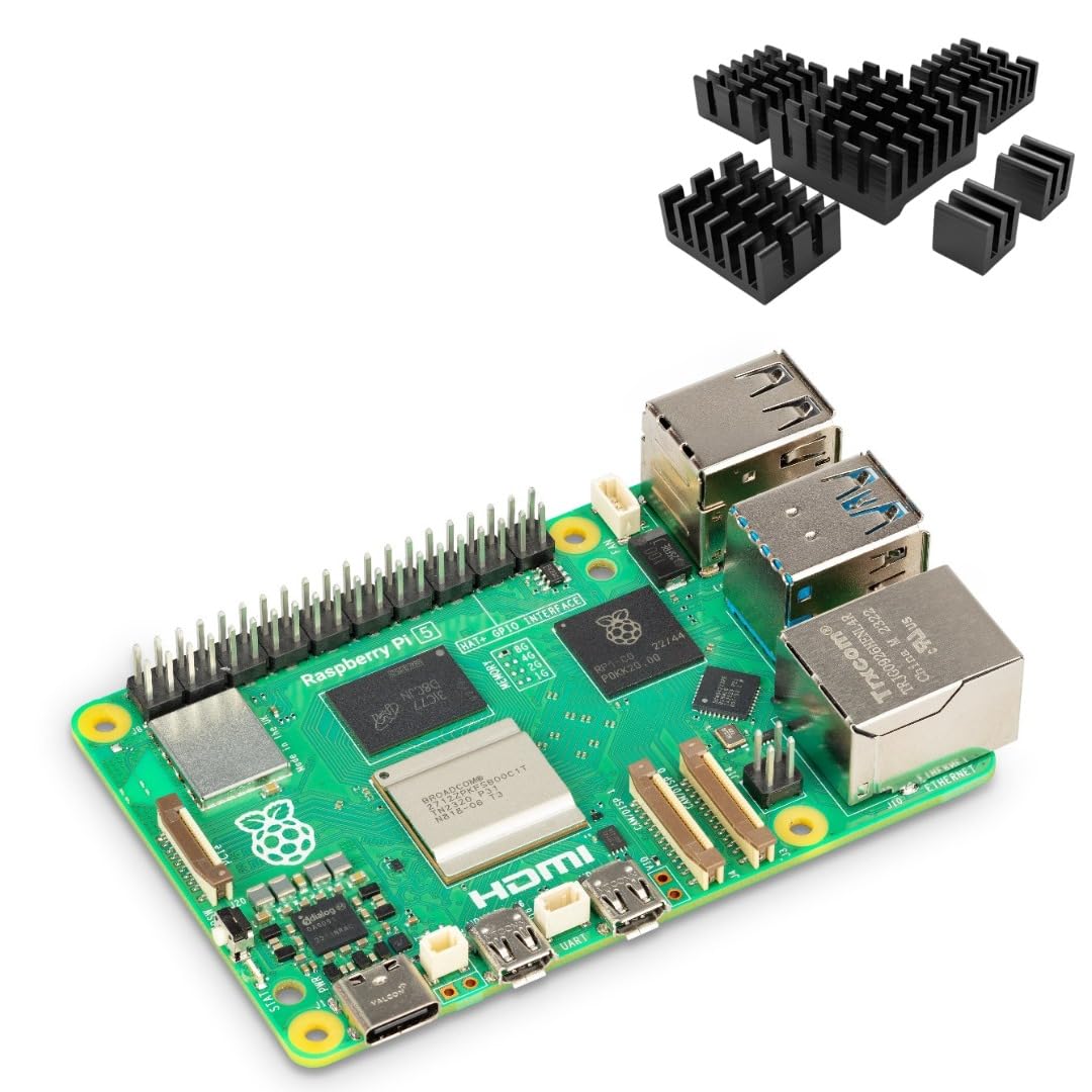 Vilros Raspberry Pi 5 Passive & Active Cooling Max Starter Kit (Board ONLY-2GB RAM)