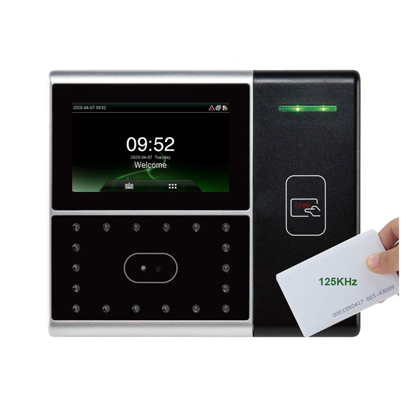 Máquina de Asistencia 301 Tarjeta de reconocimiento Facial Sistema de Asistencia de empleados Registrador de Tiempo Control de Acceso con Tarjeta TCP/IP,Iface301 IC