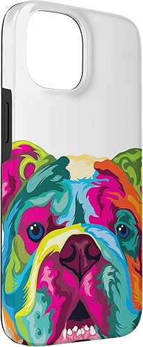 Miniatura 9 de iPhone 15 Pro Max Pop Art English Bulldog Pet Paw Regalo Hombres Mujeres Dog Lover Case