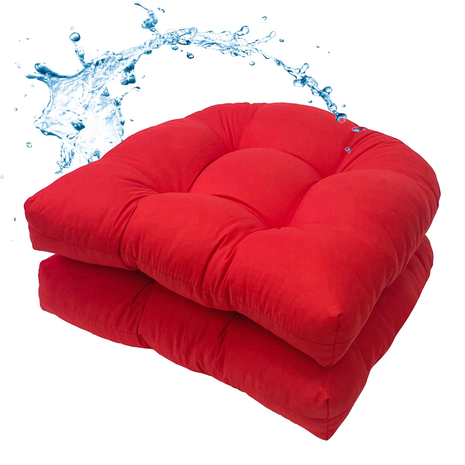 Waterproof Outdoor Chair Cushions - Set of 2