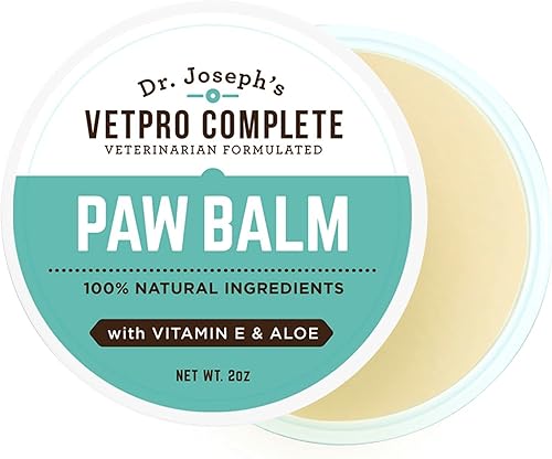VetPro Complete Bálsamo para patas para perros y gatos, 2 onzas, protección natural y chupete para almohadillas secas y narices, crema para pies