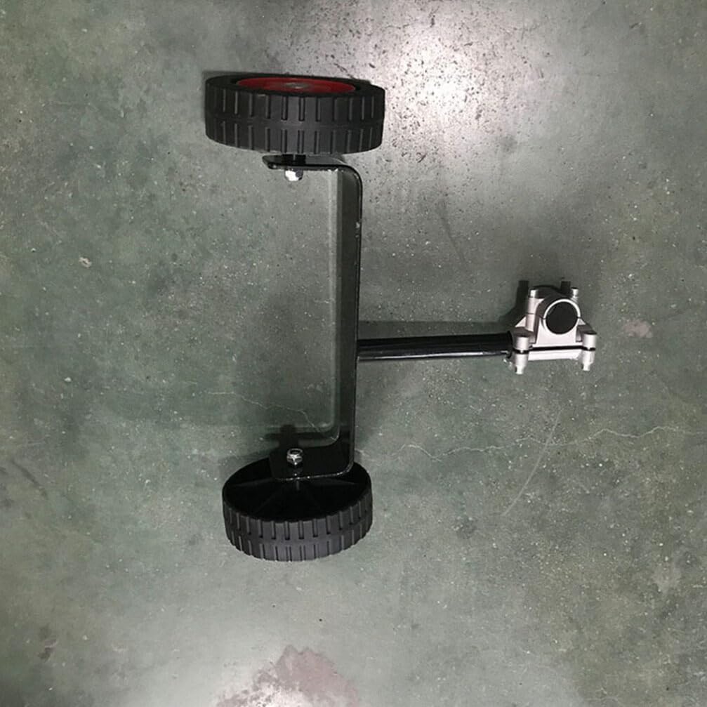 Angoily Lawn Mower Support Wheel Replacement 13-Inch Portable Side Mount Caster for String Trimmers Garden Cart Accessories