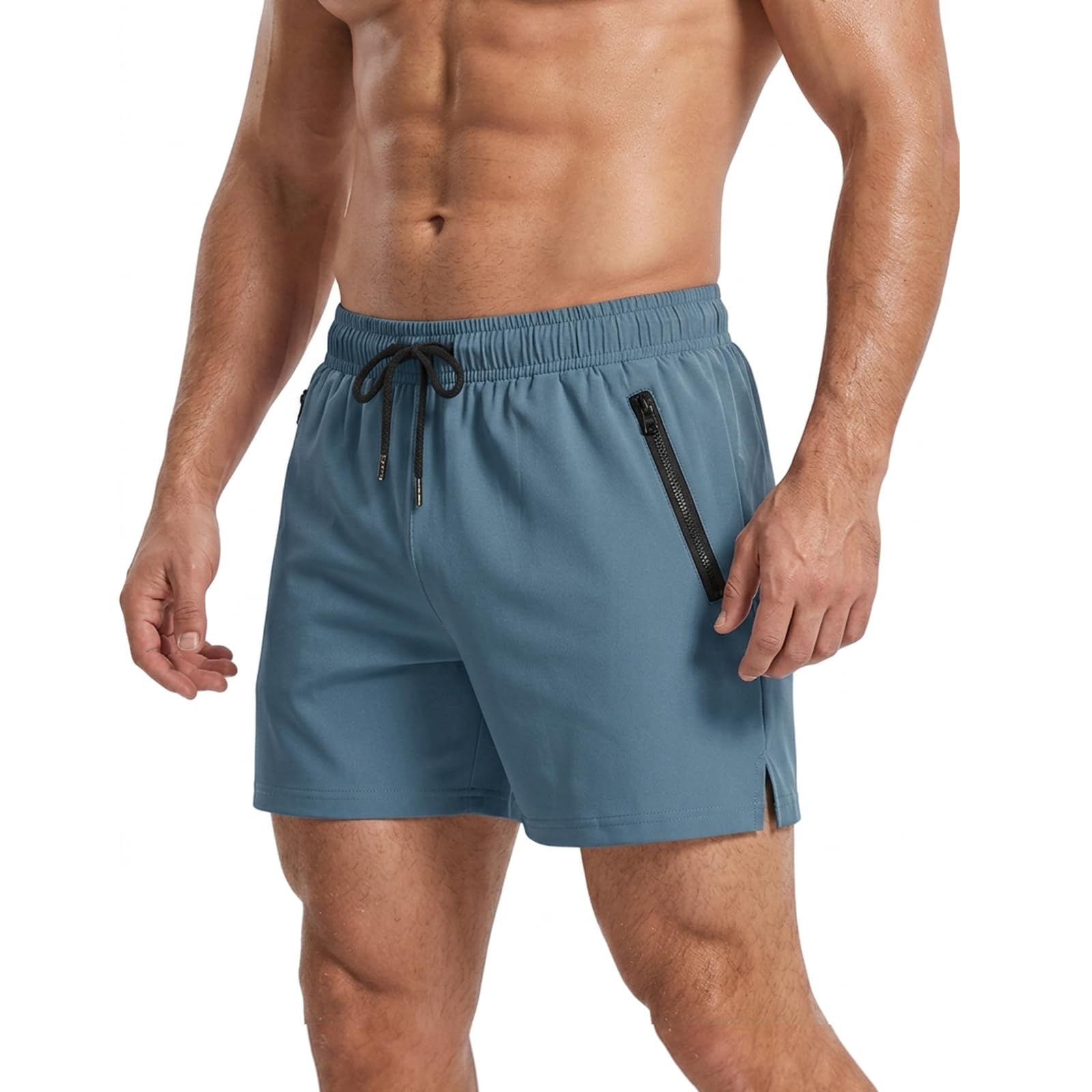 Towintec Hombre Bañador Natacion Boxer Hombre Shorts Bañadores Corto Transpirable Secado Rápido Mallas Cortas Shorts Running Ropa Deporte Cortos Forro De Malla Cordón De Ajuste Arena El Nada