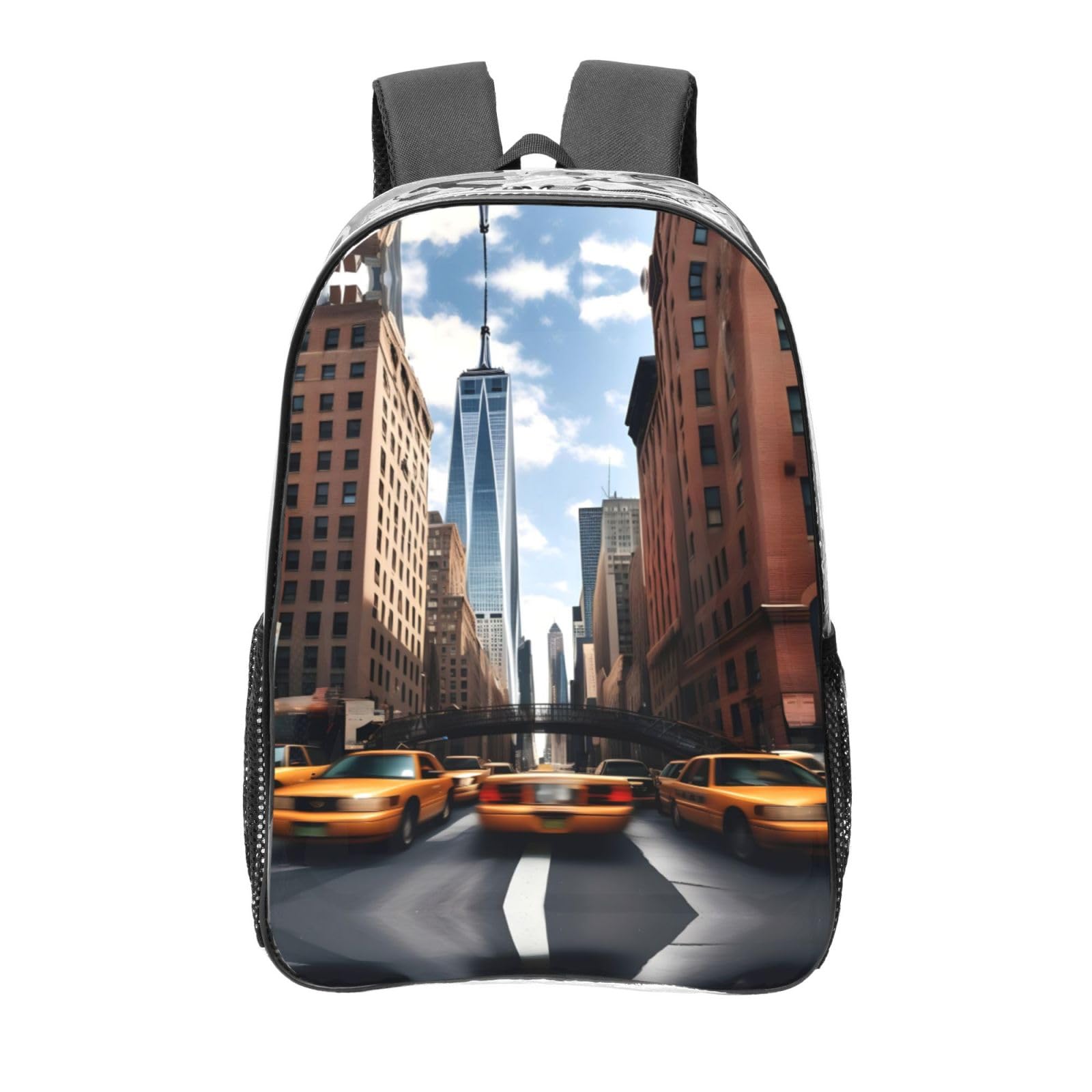 Sac à dos transparent pour le travail noir style urbain One Size - 8