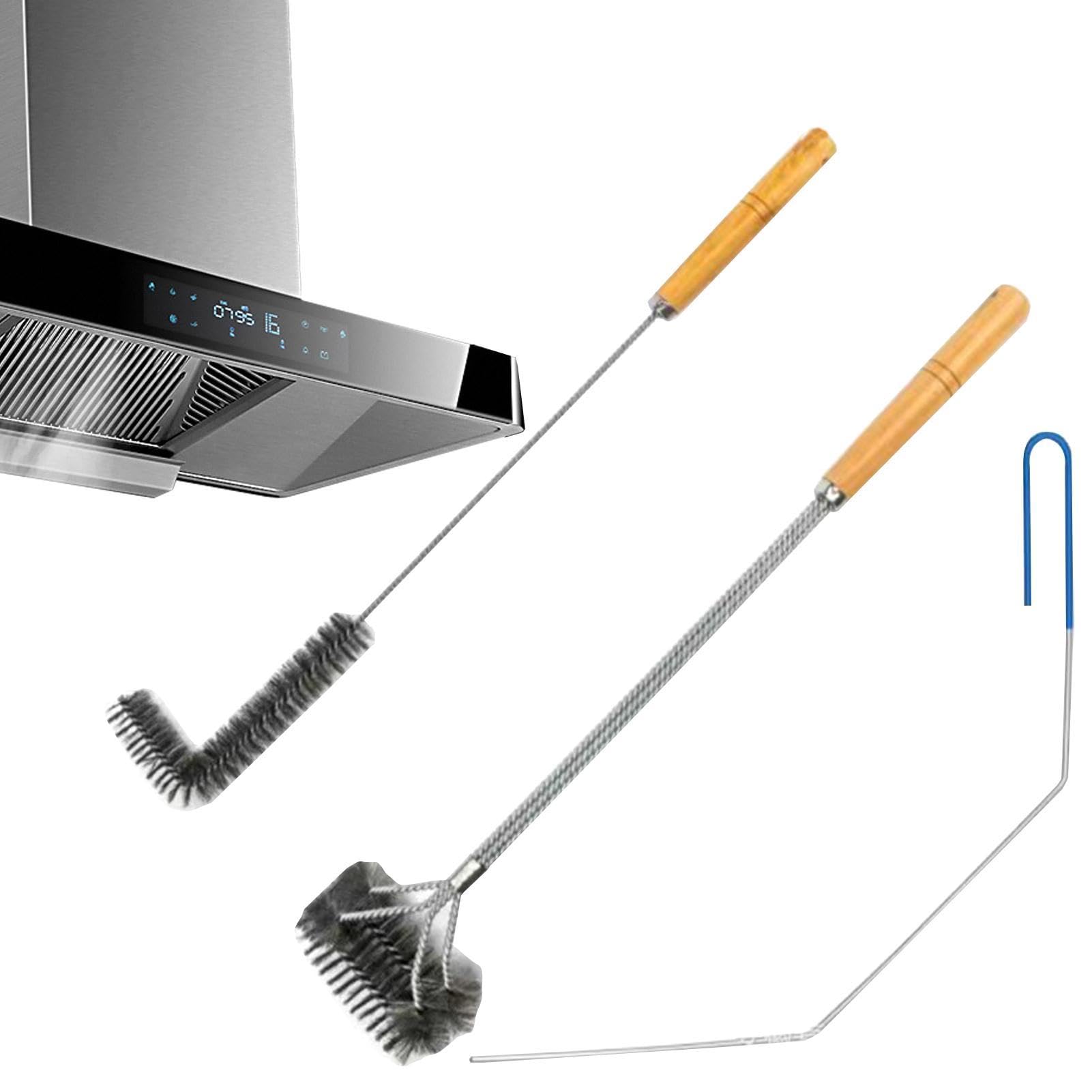 Kit de limpieza de cepillo de alambre para freidora de 3 pulgadas | herramientas de estropajo resistentes